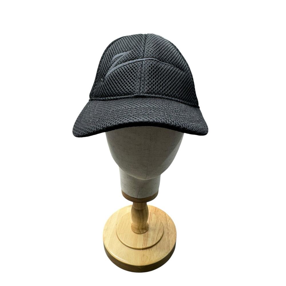 Zubaz Men's OS All Black Embroidered Log Adjustable Mesh Cap